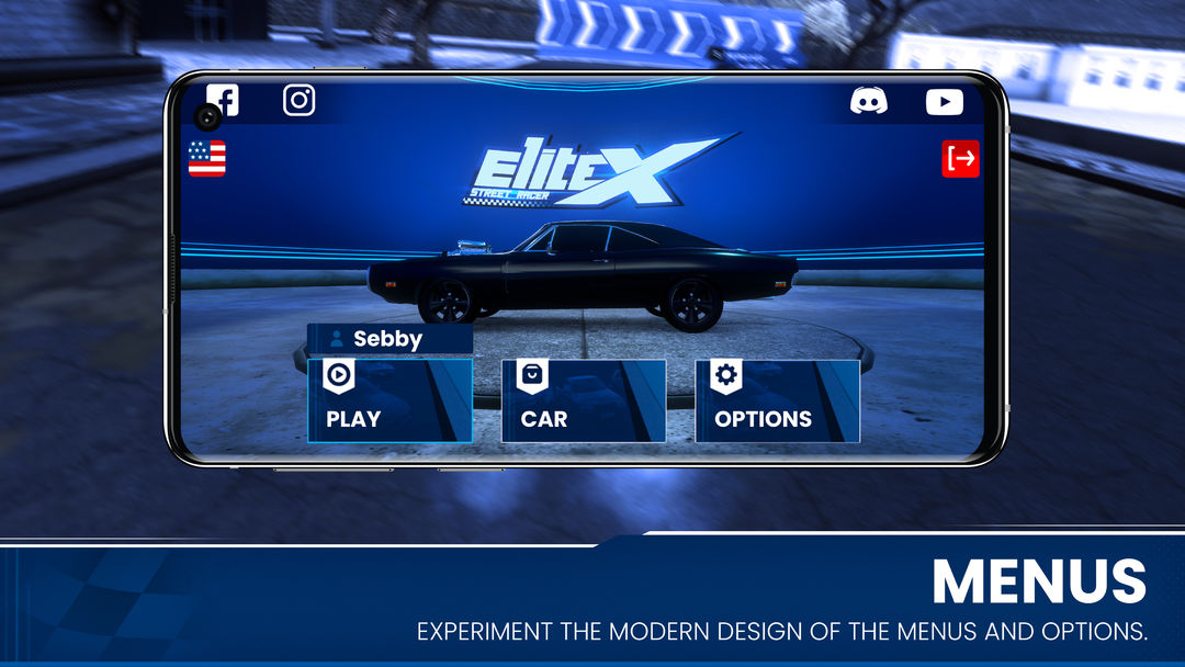 Elite X - Street Racer 게임 스크린 샷