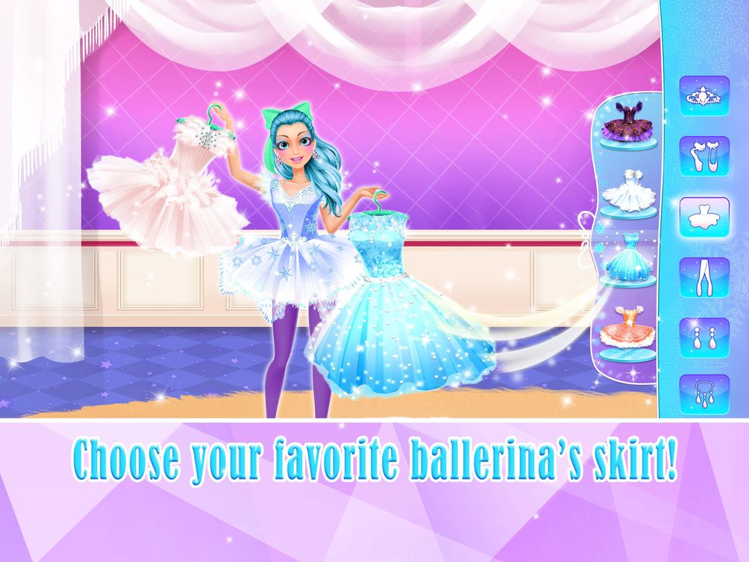 Screenshot of Ice Swan Ballet Princess Salon