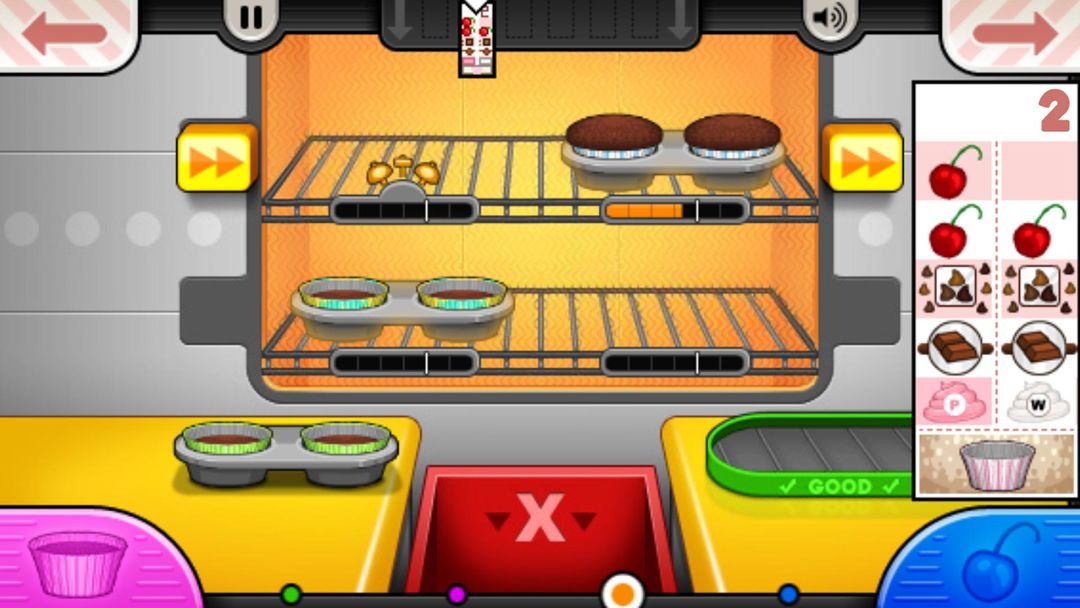 Papa's Cupcakeria To Go! screenshot game