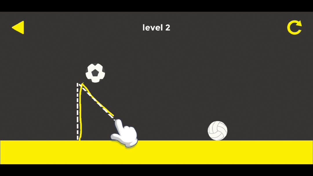 Screenshot of Ball & Ball: Make smart lines