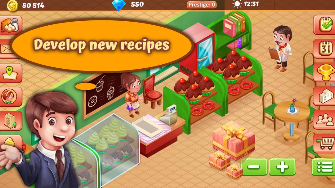 Idle Sweet Bakery - Cakes Factory screenshot game
