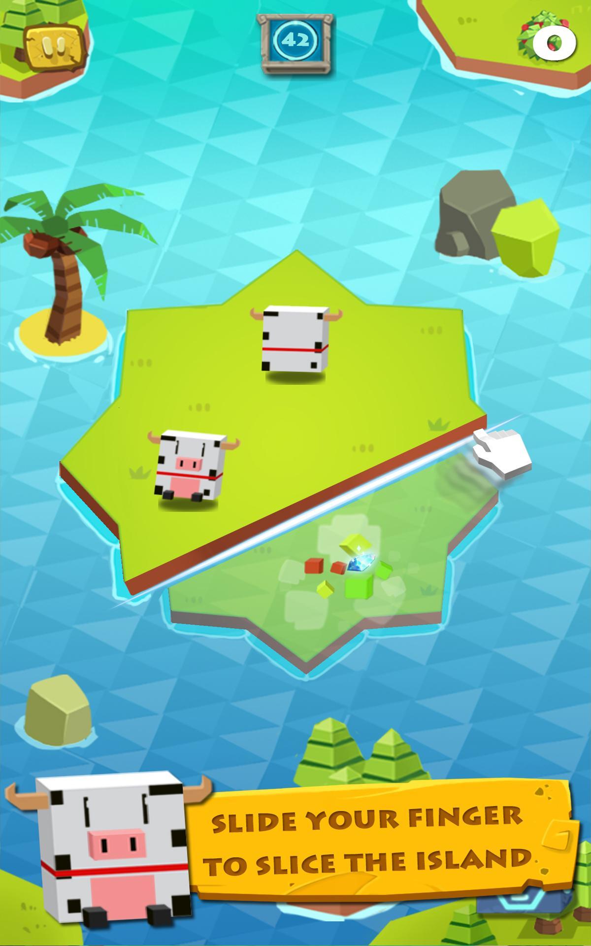 Floating Islands Crasher Game Screenshot