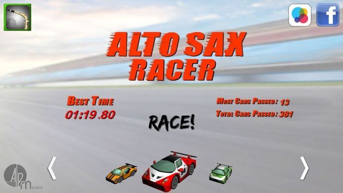 Alto Sax Racer ภาพหน้าจอเกม