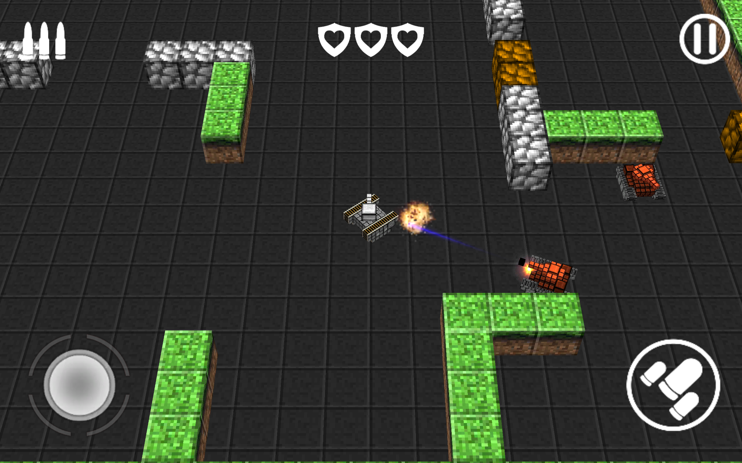 Craft Tank 2 Game Screenshot