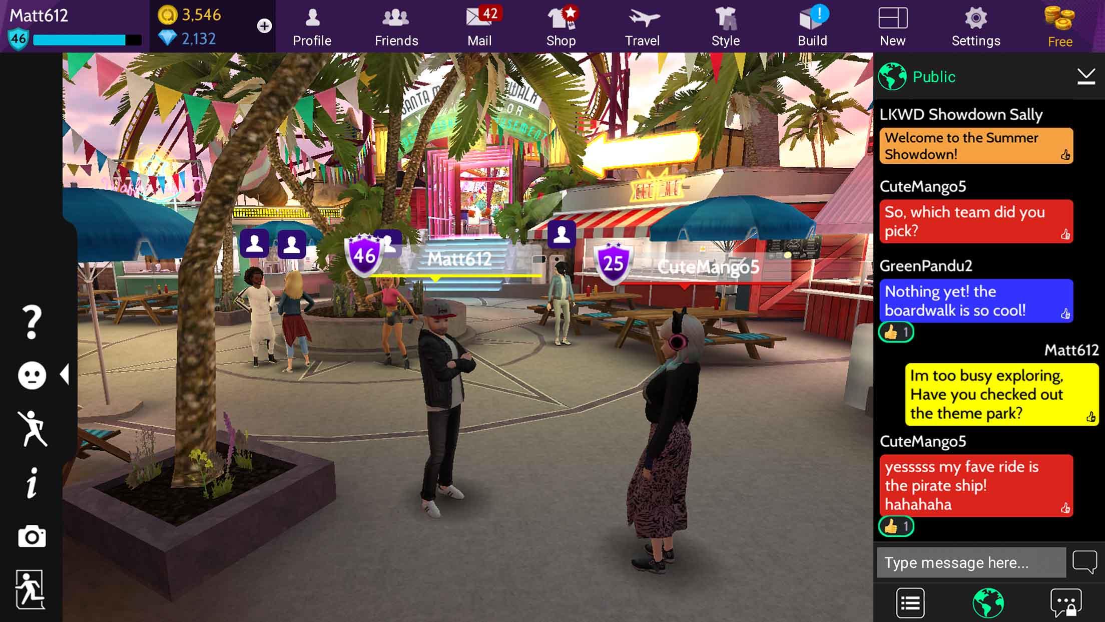 Captura de Pantalla del Juego Avakin Life - Mundo virtual 3D