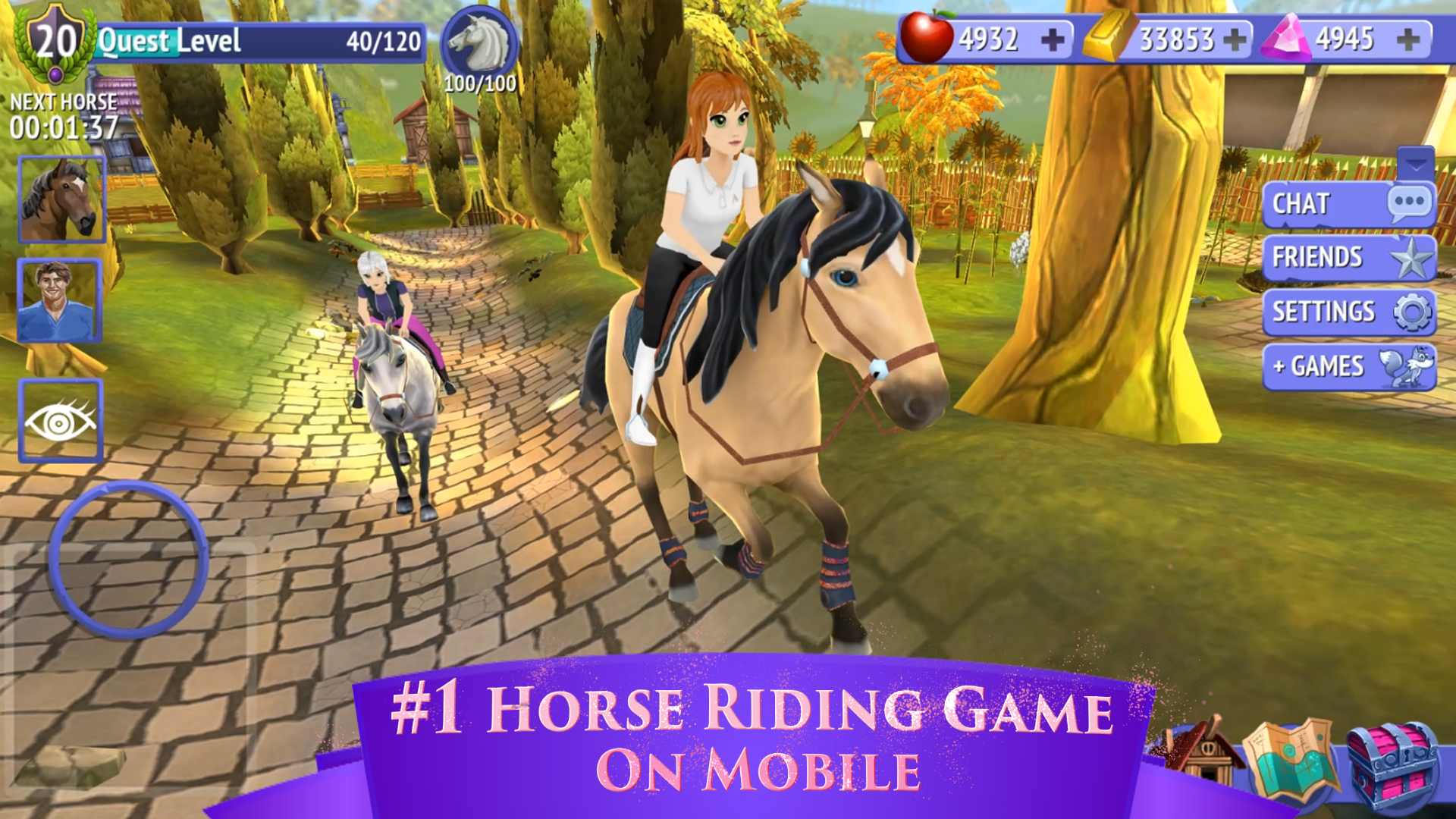 Horse Riding Tales - Wild Pony Game Screenshot