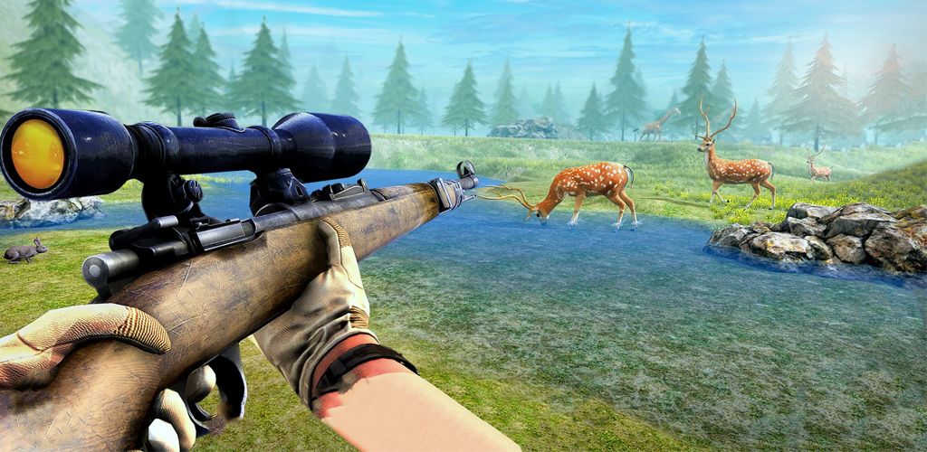 Deer Hunter 3D – Offline Games 게임 스크린 샷