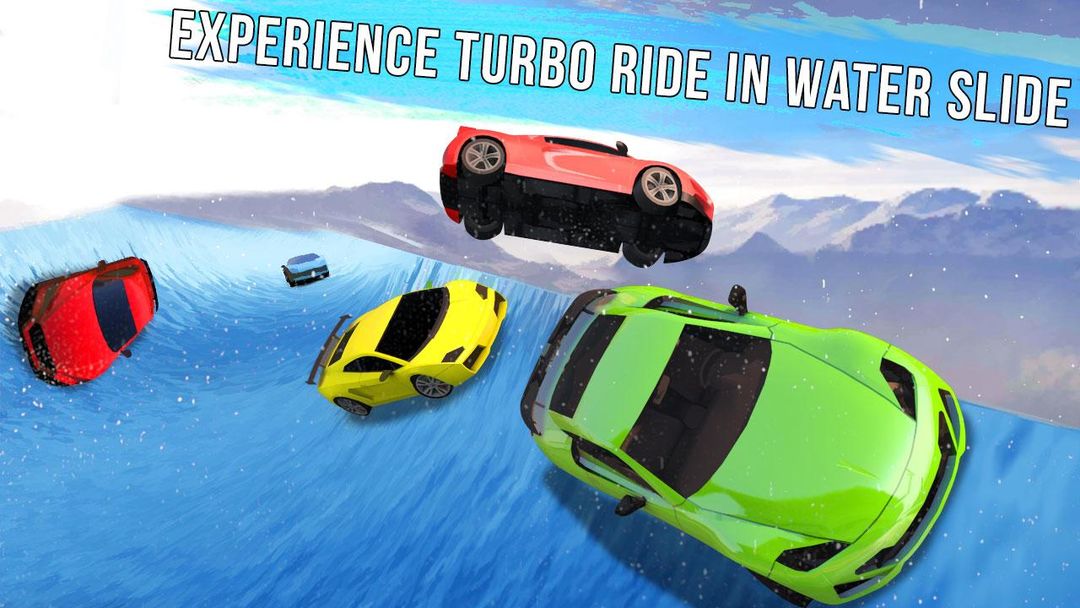 Frozen Water Slide Car Race遊戲截圖