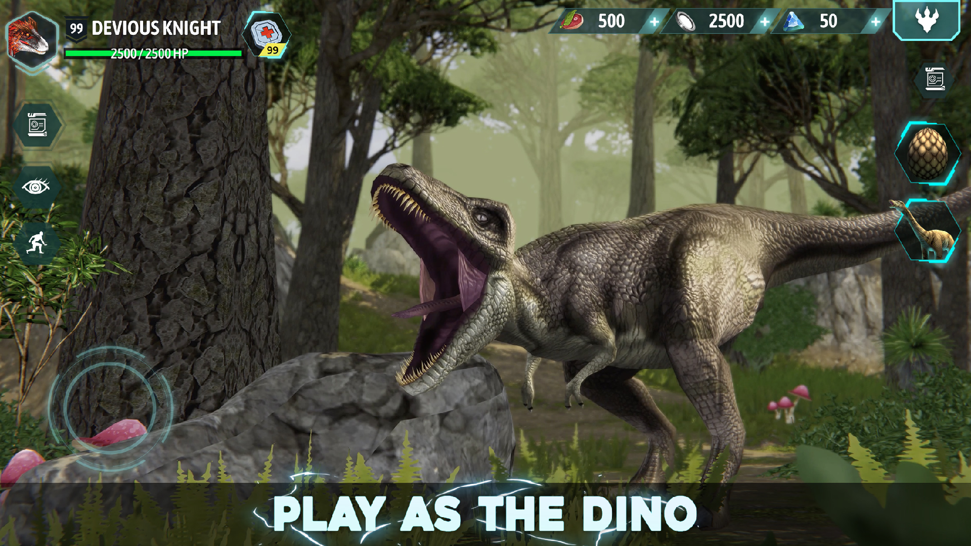 Dino Tamers - Jurassic MMO Game Screenshot