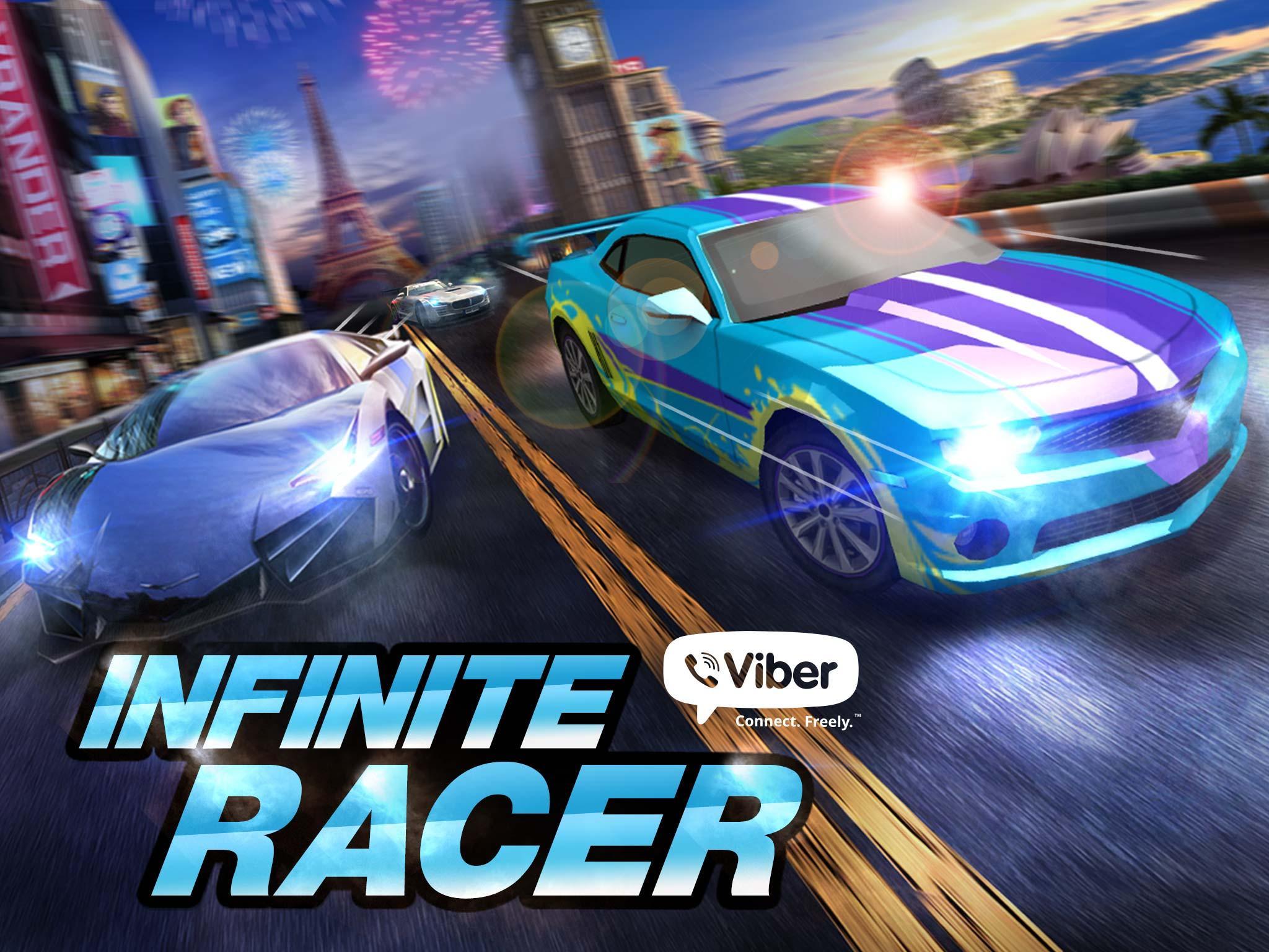 Viber Infinite Racer 게임 스크린샷