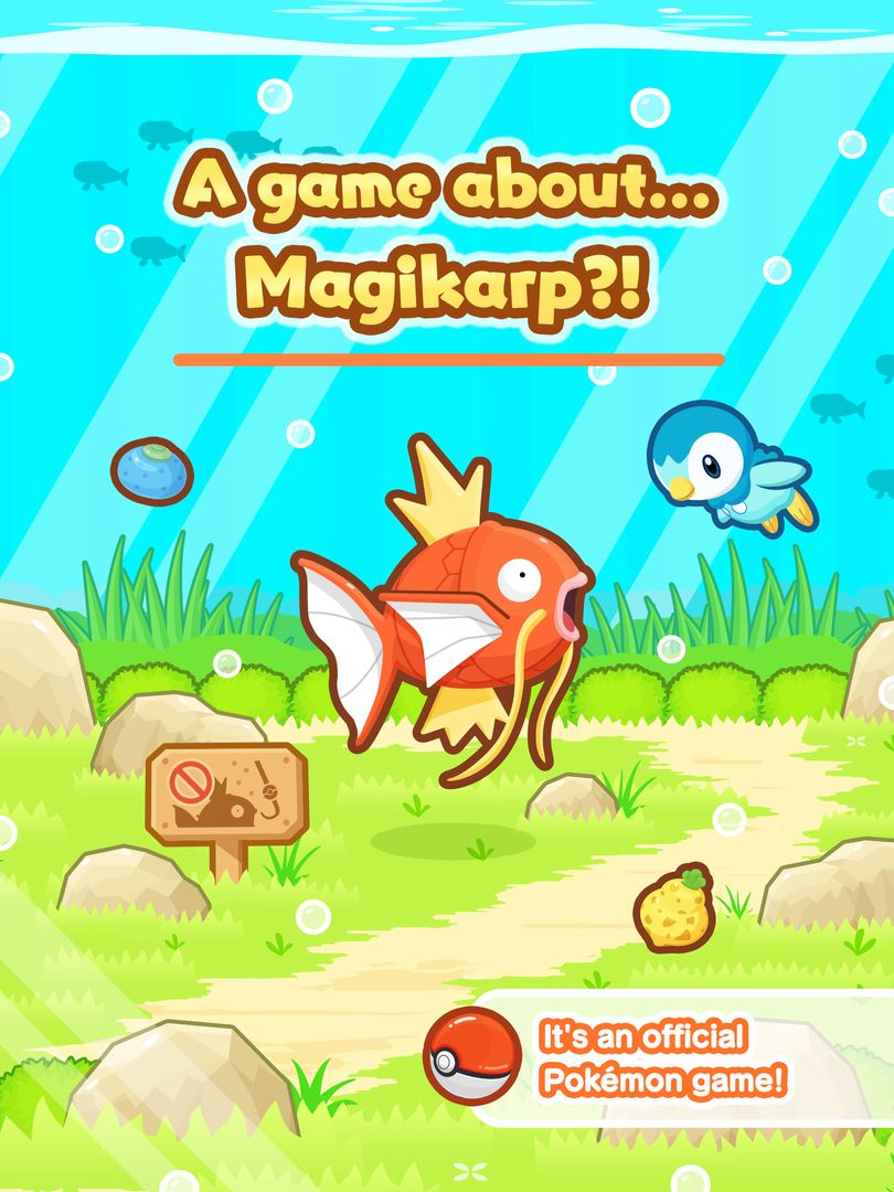 Screenshot of Pokémon: Magikarp Jump
