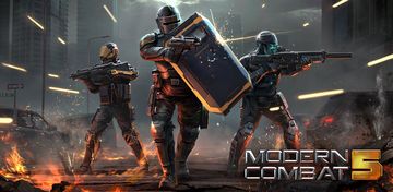 Banner of Modern Combat 5: mobile FPS 