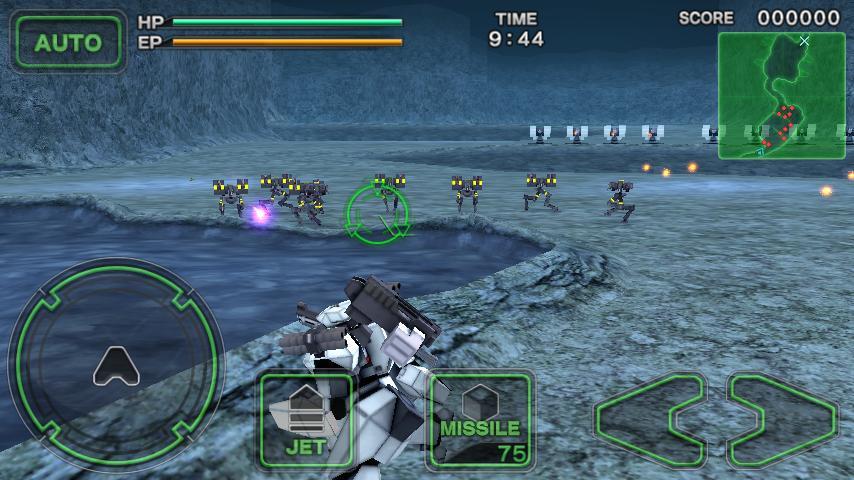 Destroy Gunners SP / ICEBURN!! Game Screenshot