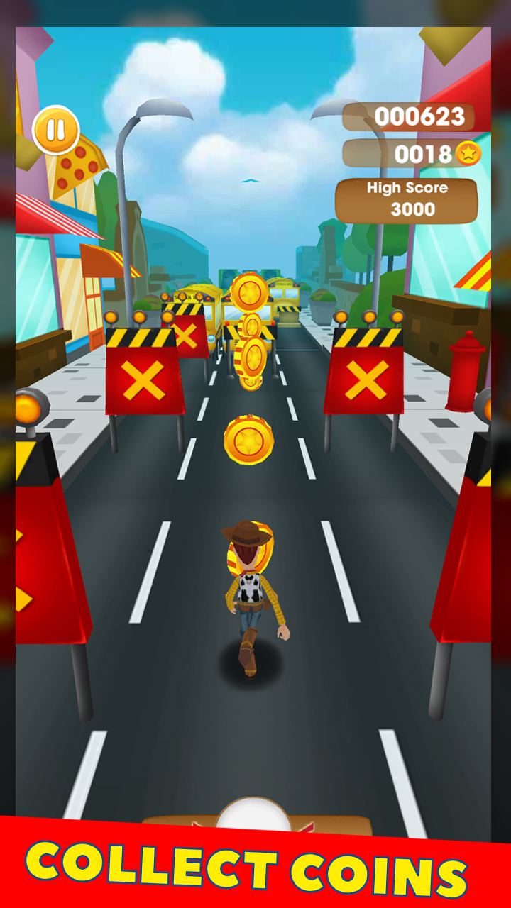 Screenshot of TOY surfer story