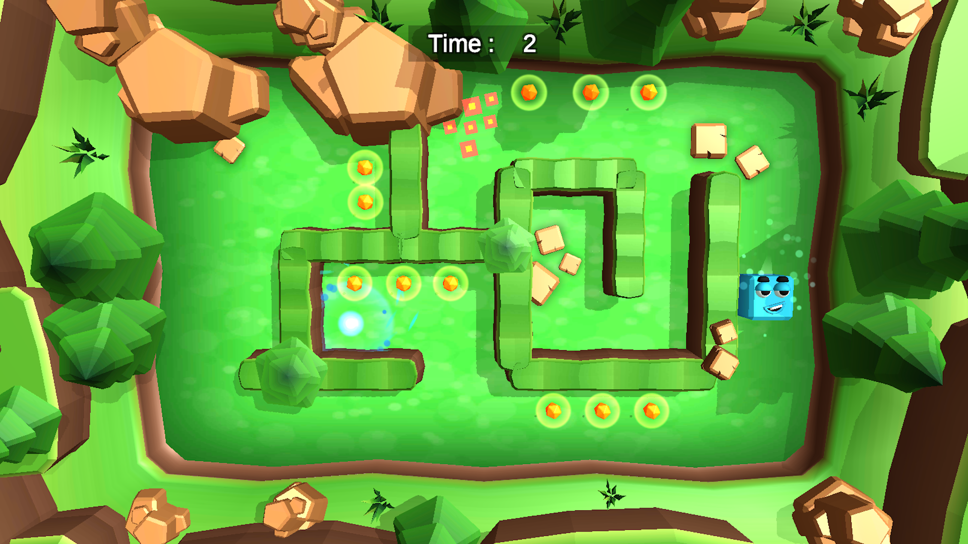 Cubes in Freefall Game Screenshot
