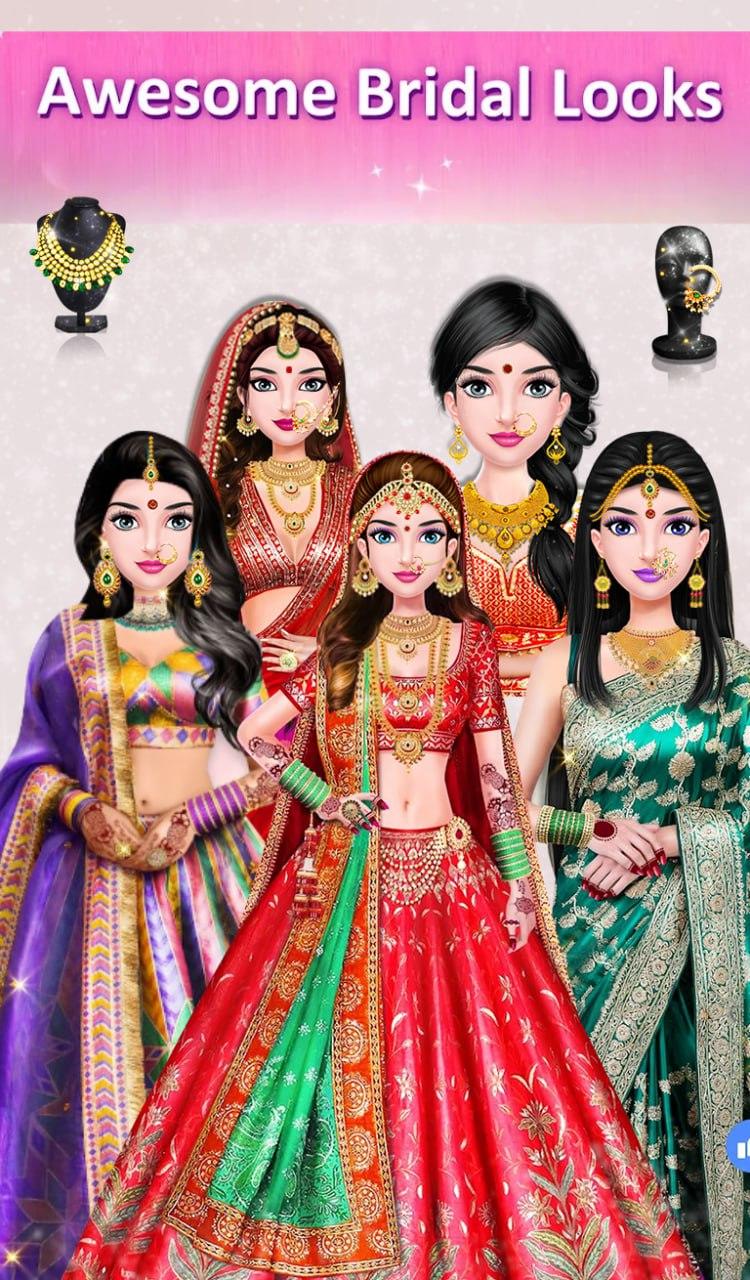 Indian Wedding Bridal Makeover ゲームのスクリーンショット