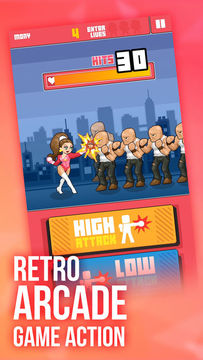 Captura de Tela do Jogo Punchin & Kickin