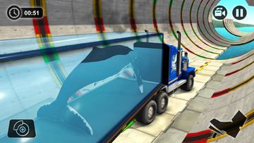 Impossible Whale Transport Truck Driving Tracks Game Screenshot