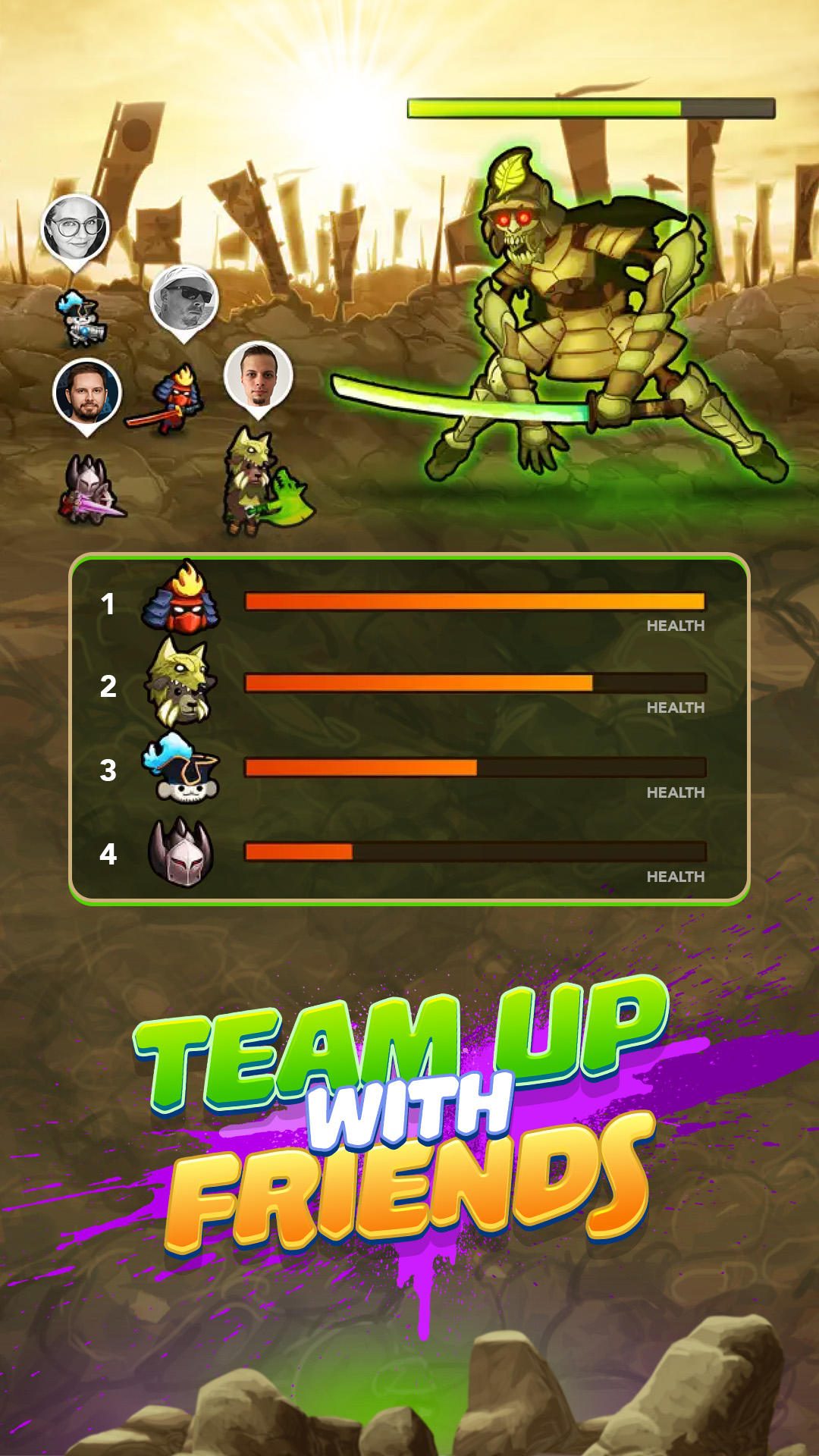 Crush Them All - PVP Idle RPG Game Screenshot