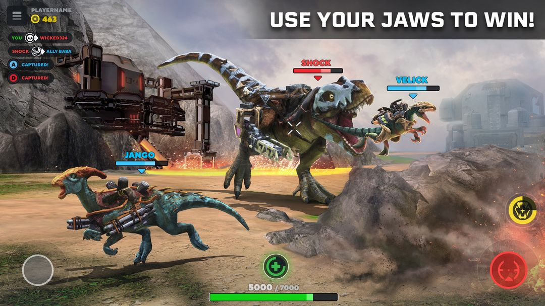 Screenshot of Dino Squad