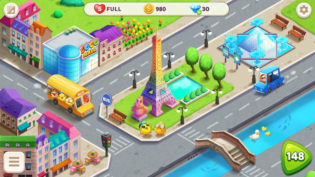 Coco Town : Decorating & Puzzle Games screenshot game