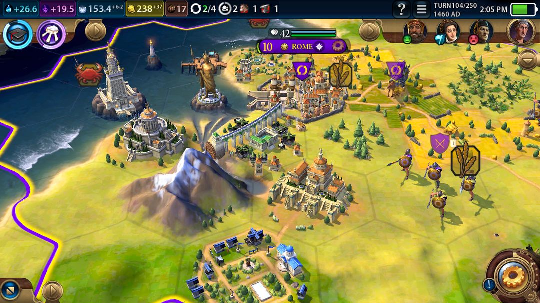 Civilization VI 게임 스크린 샷