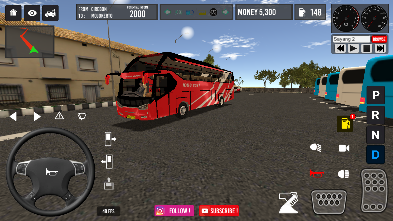 IDBS Bus Simulatorのキャプチャ
