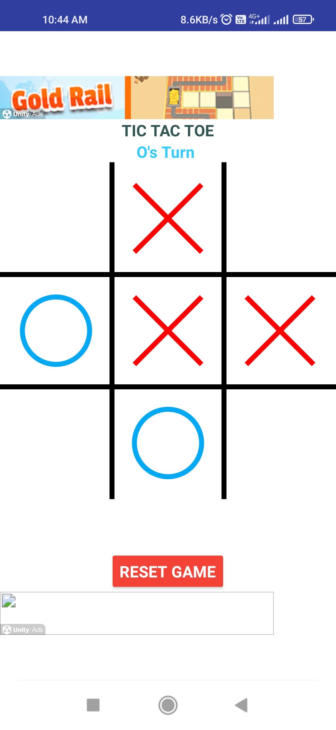 Tic Tac Toe Game Screenshot