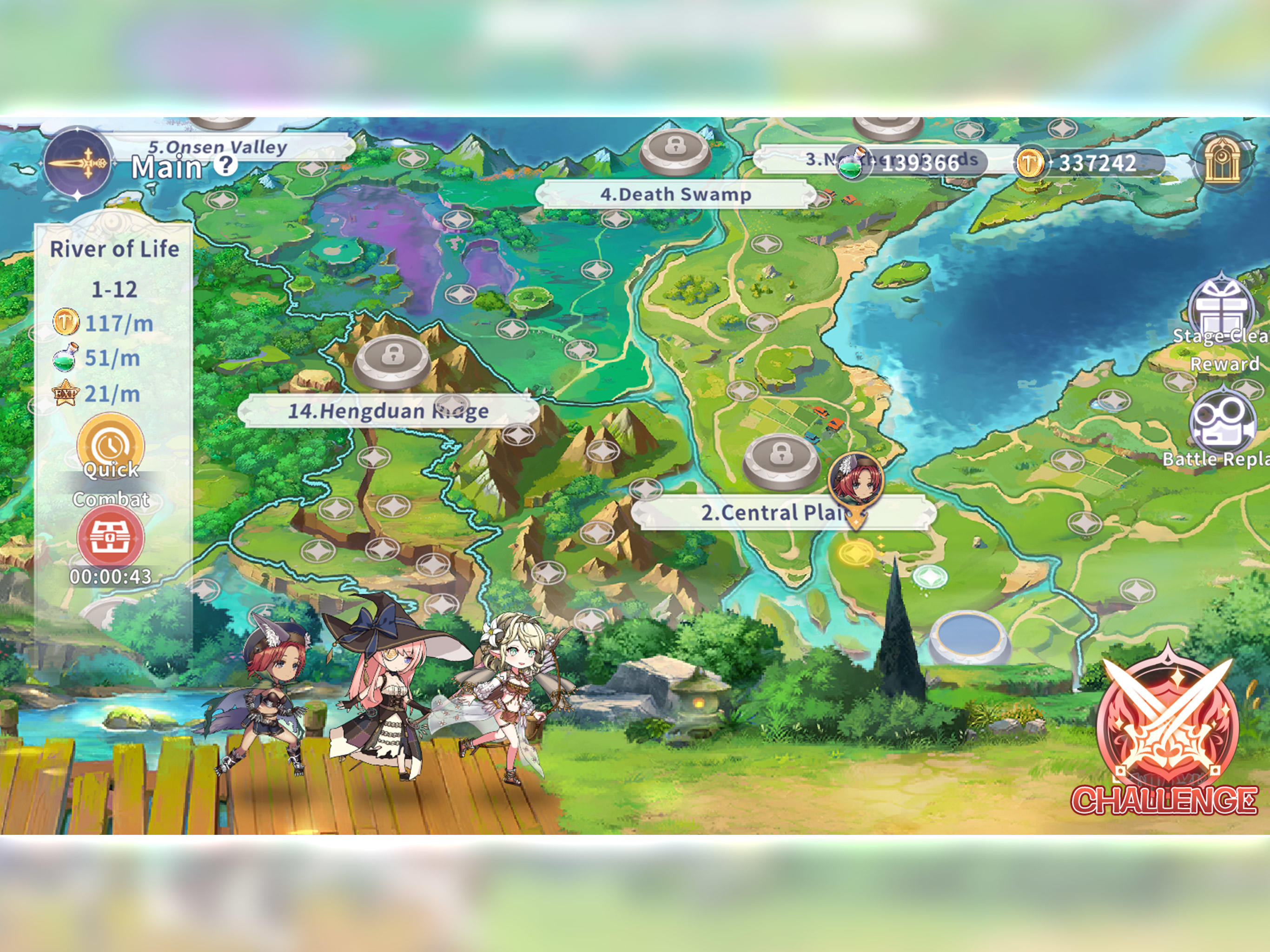 Idle Huntress: Girl's Land EU Game Screenshot