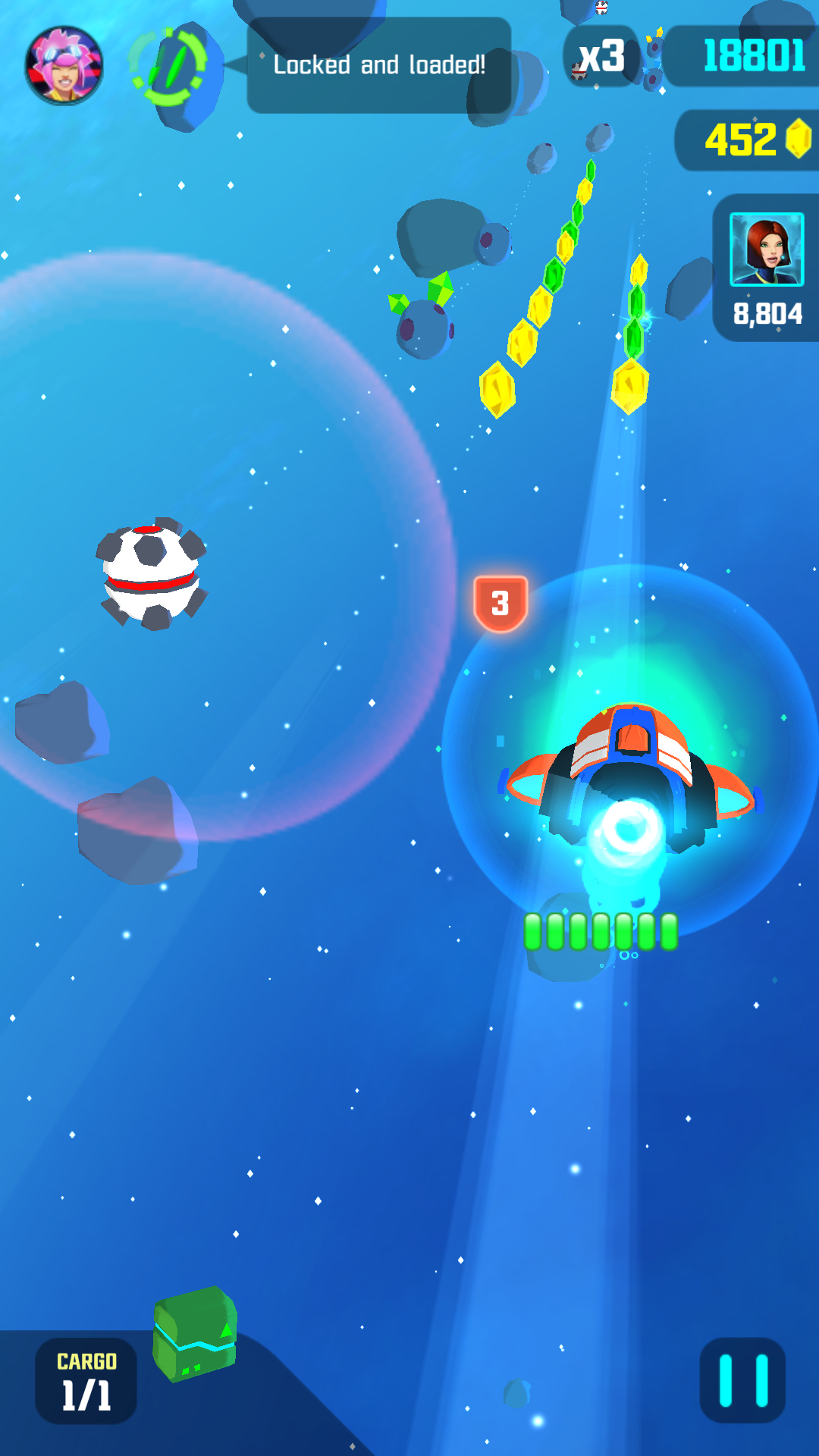 Galaxy Dash: Race to Outer Run 遊戲截圖