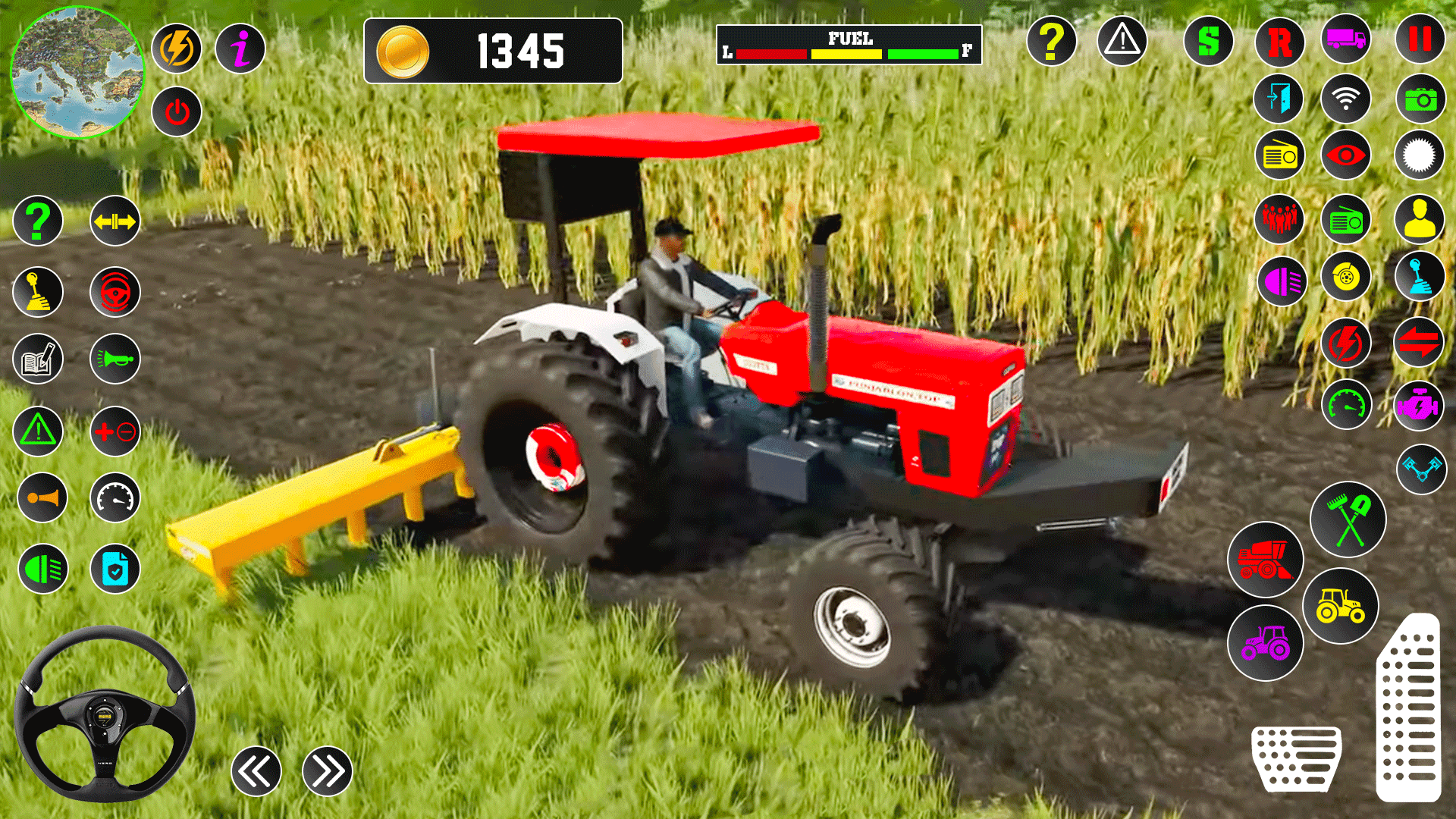 Screenshot of Farm Tractor Driving Game 2023