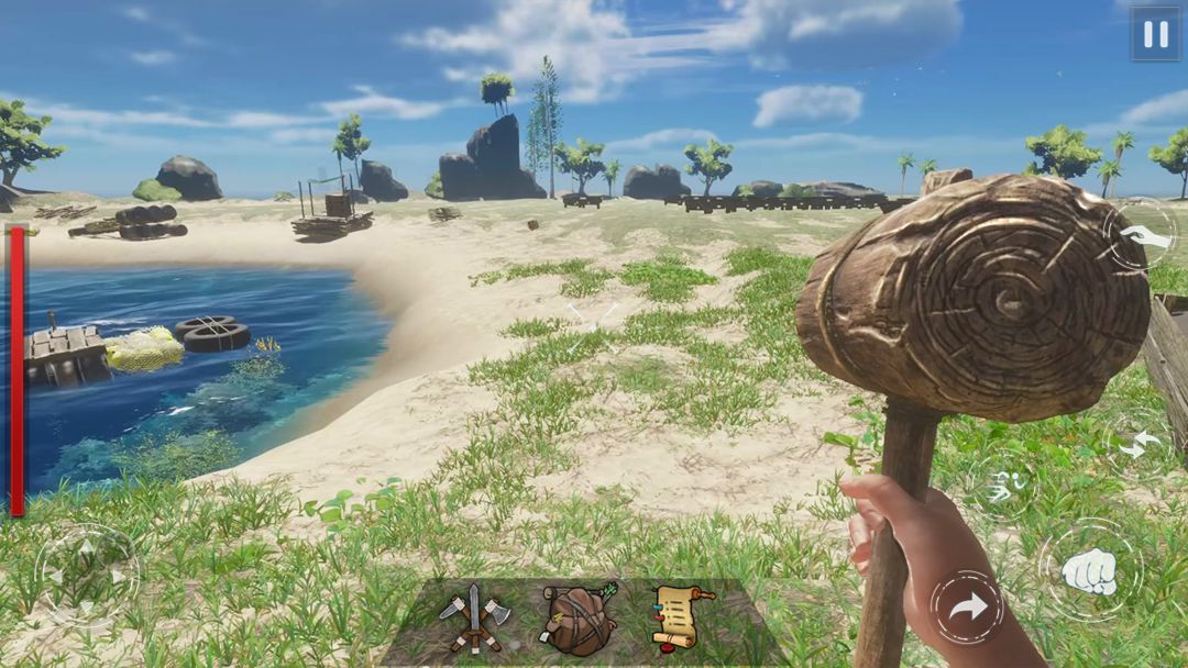 Screenshot of Woodcraft Island Survival Game