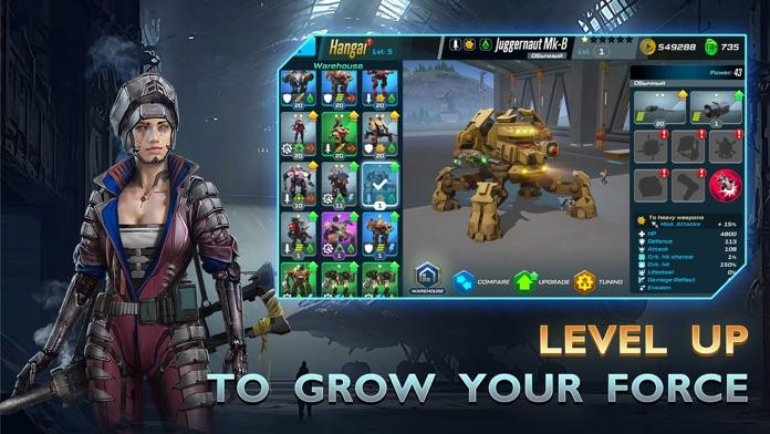 Mech & Aliens: Robot Battle Game Screenshot