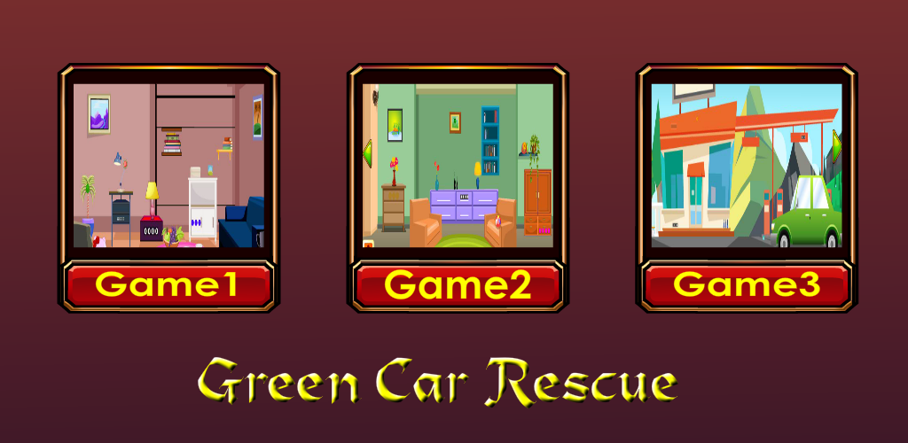 Banner of Green Car Escape - Game Melarikan Diri Mobi 106 