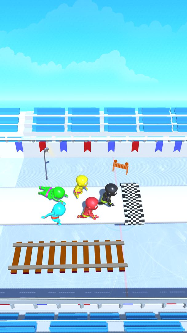 Crowd Race 3d: Game Run 3D ภาพหน้าจอเกม