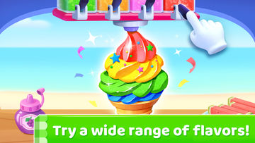 Little Panda's Ice Cream Games ภาพหน้าจอเกม