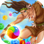 Jungle bubble shooter