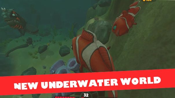 FEED AND BATTLE: GROW FISH SIMULATOR screenshot game