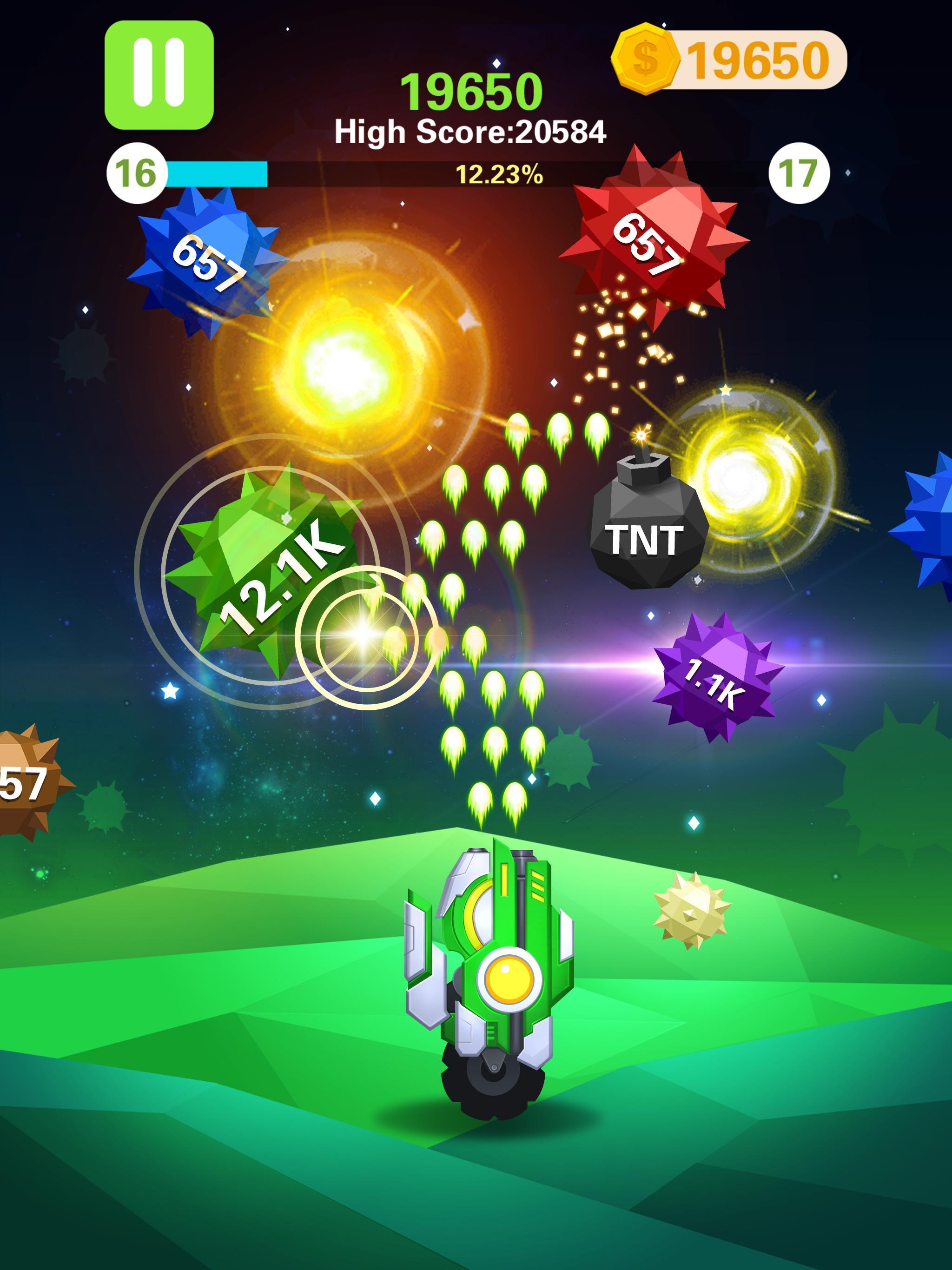 Rock Blast - Fire Ball Game Screenshot