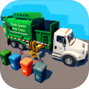 Garbage Truck at Recycling SIM