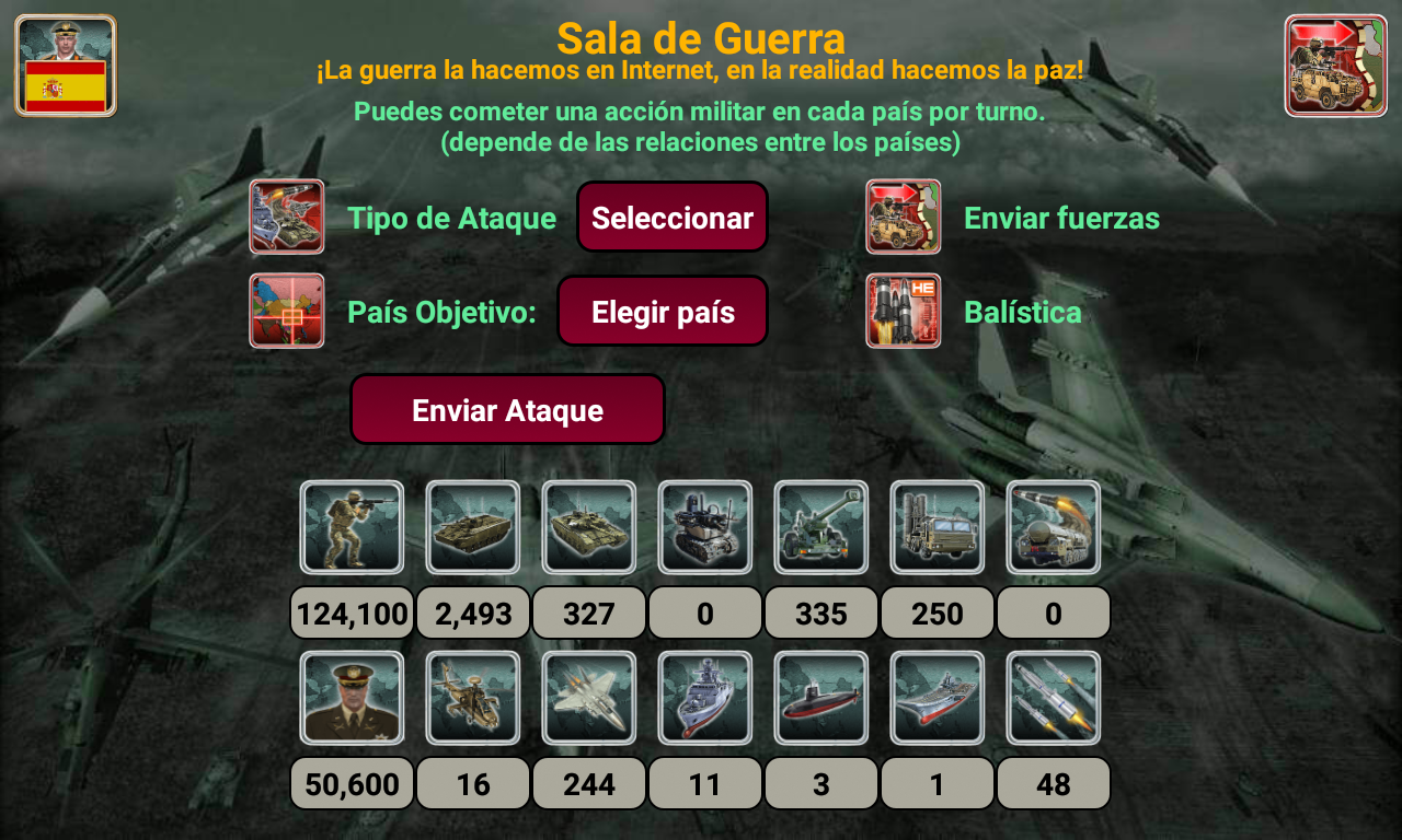 Captura de Pantalla del Juego Imperio de Europa