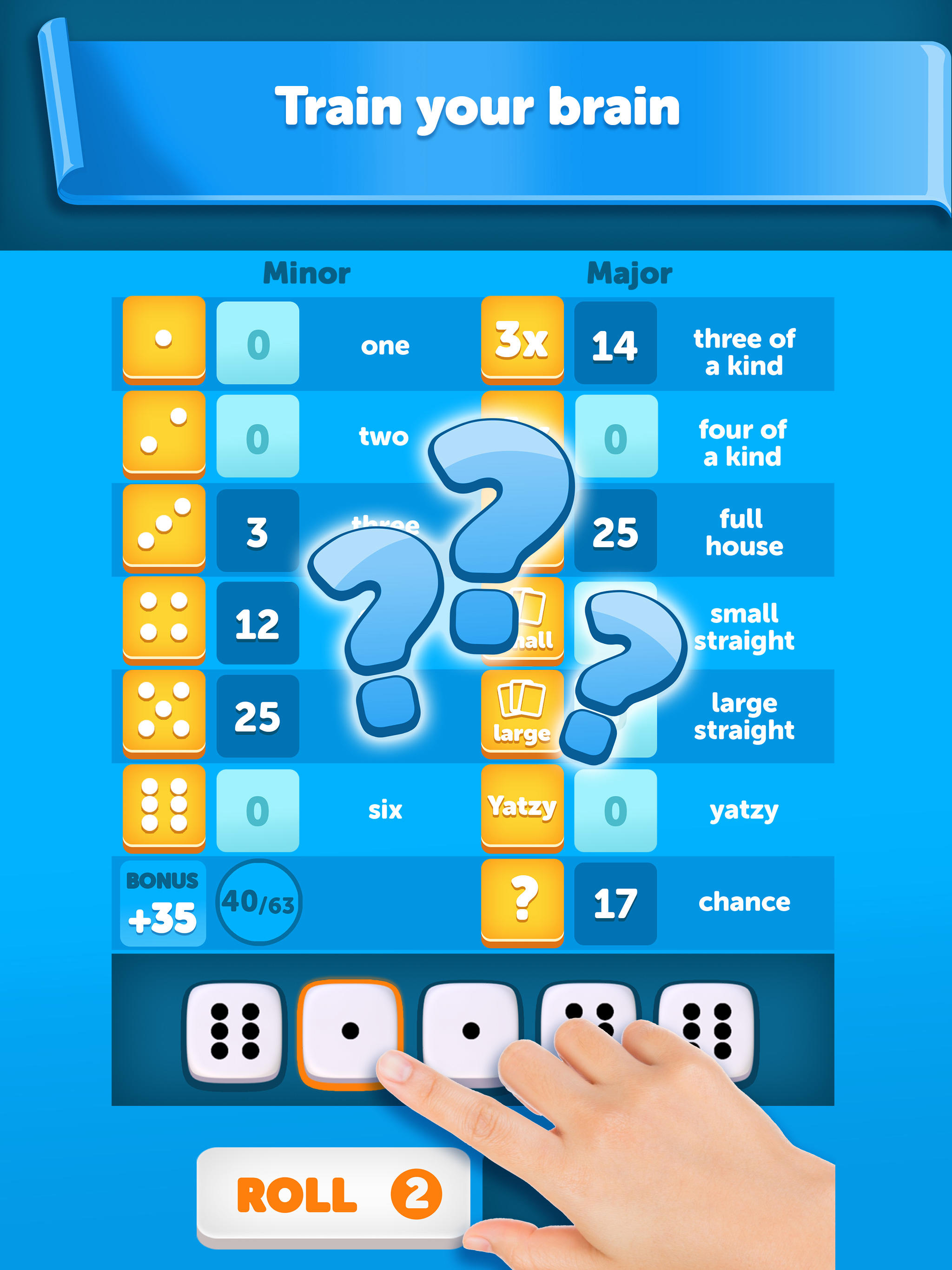 Yatzy Classic Game Screenshot