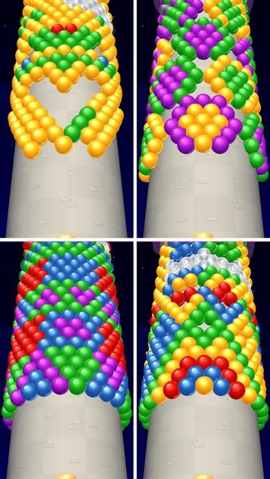 Bubble Popper Ballz Game Screenshot