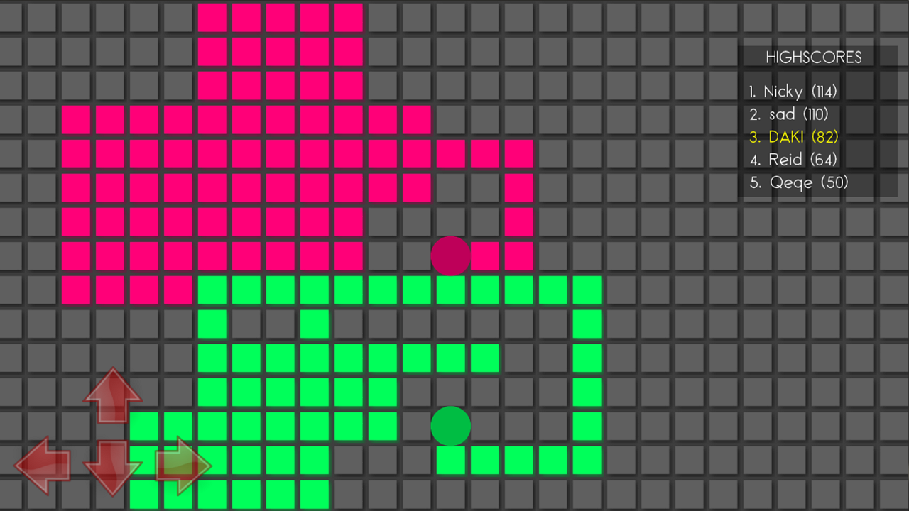 Split.io Snake Online Game Screenshot