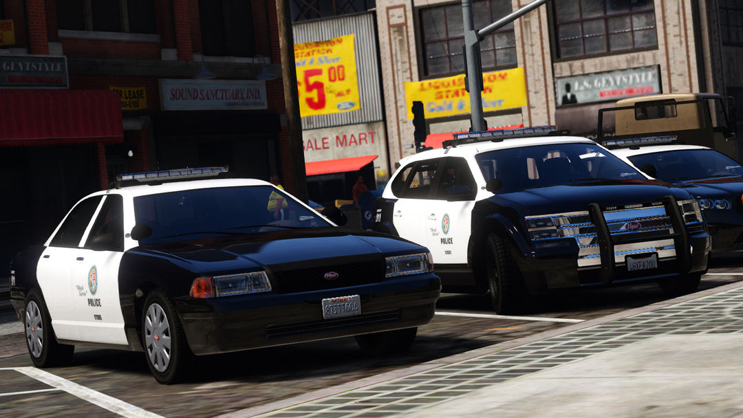 경찰차 운전 시뮬레이터 게임 스크린 샷