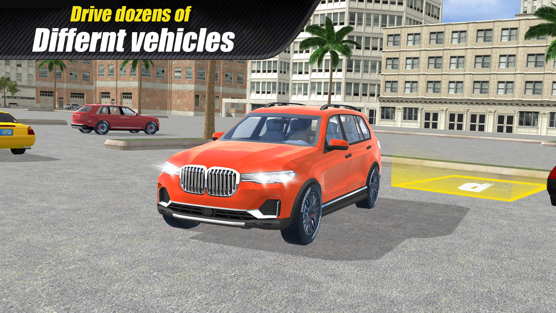 Real Car Driving School Game Game Screenshot