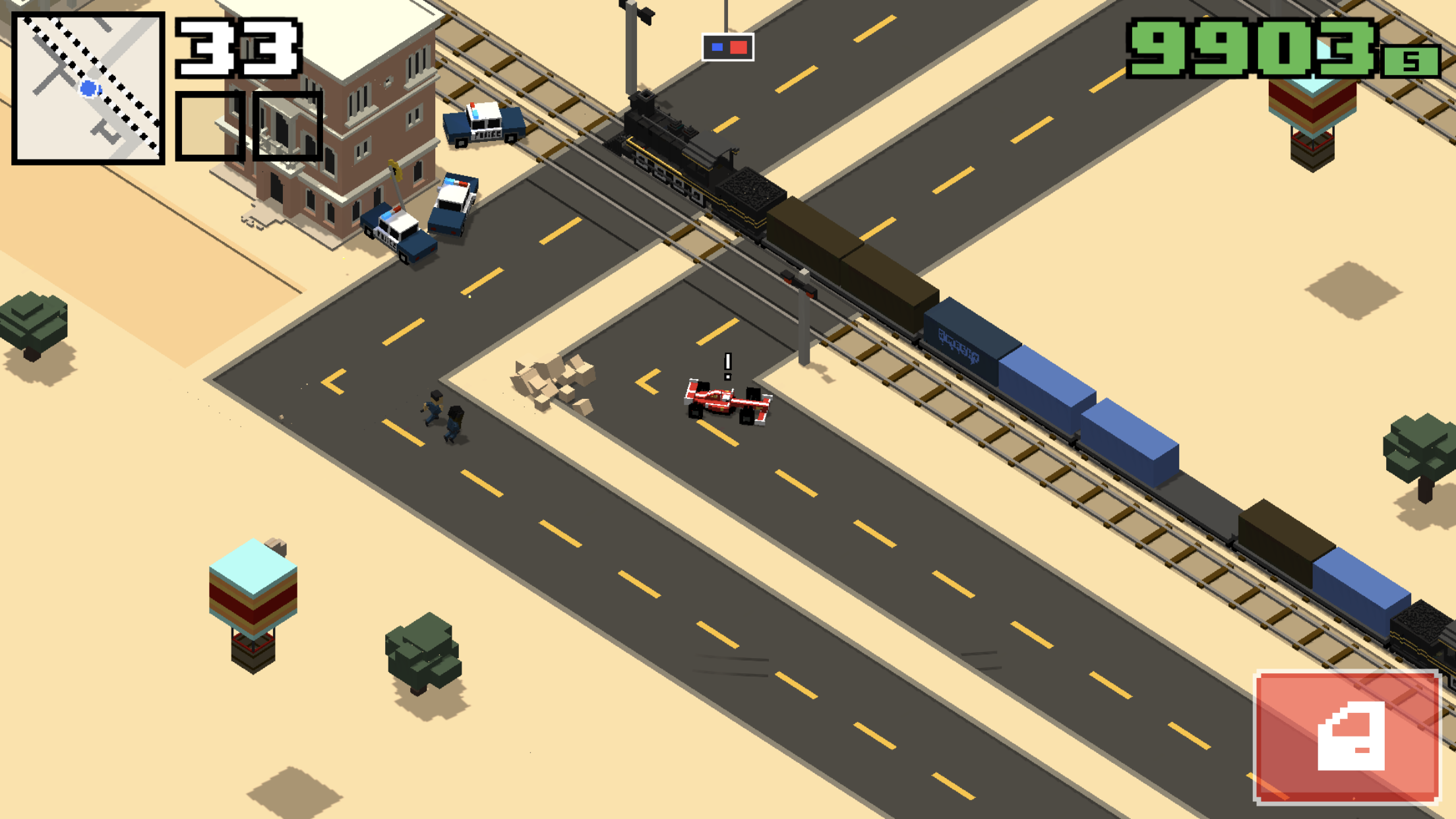 Smashy Road: Wanted 2 Game Screenshot