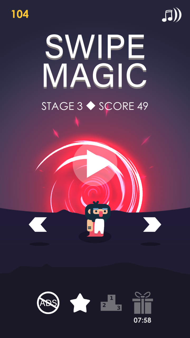 Swipe Magic 게임 스크린샷