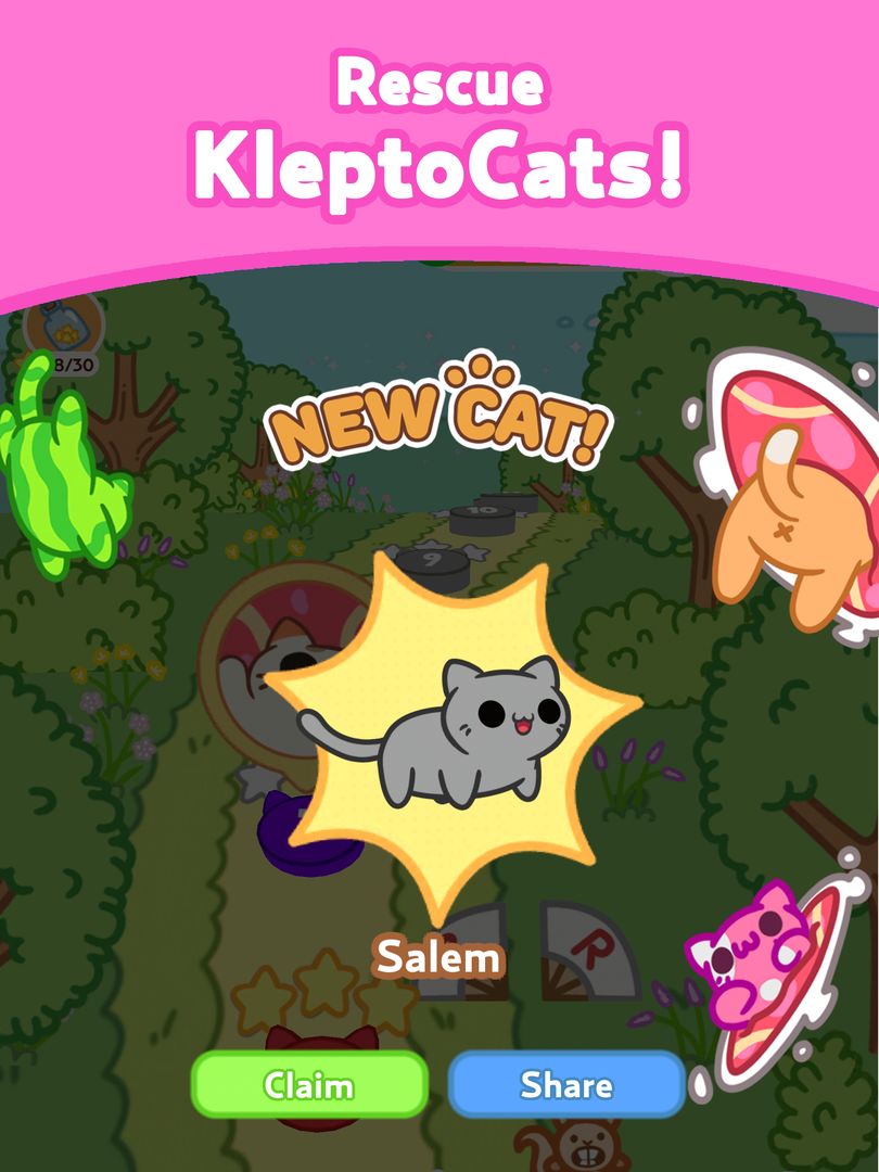 Screenshot of KleptoCats Mystery Blast