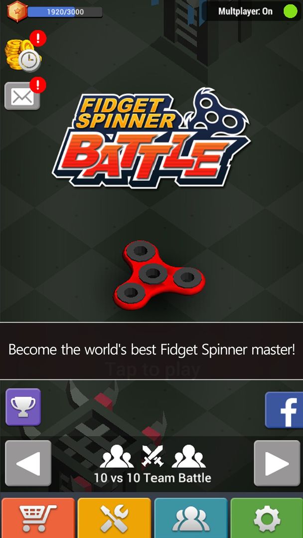 Fidget Spinner Battle.io screenshot game